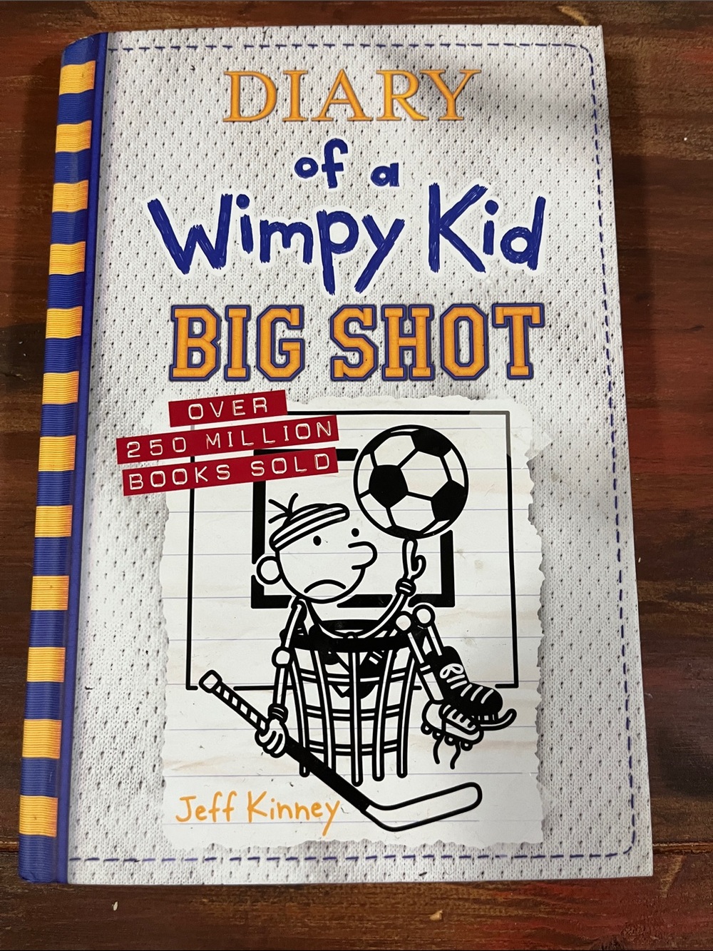Diary of a Wimpy Kid: Big Shot — White & Blue Kids Book